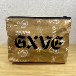 GXVE Beauty Gwen Stefani Brown Paisley Makeup Bag